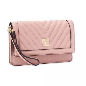 Victoria’s Secret Phone Wristlet - a wallet and a clutch in one - orchid blush